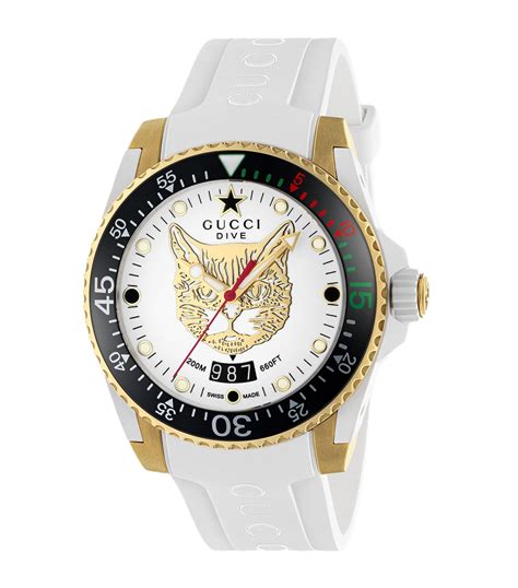 gucci dive 40mm men's watch|gucci watch with snake.